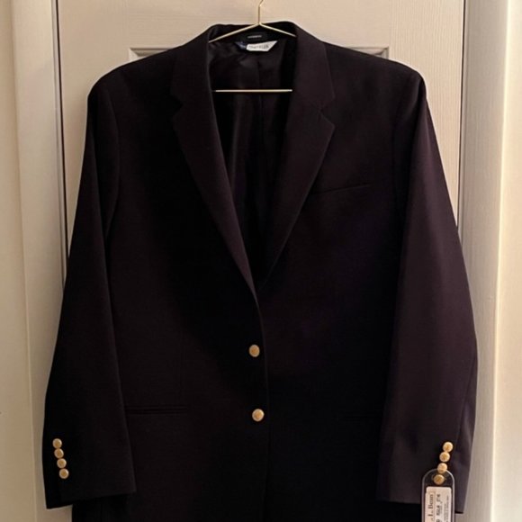 L.L. Bean Jackets & Blazers - L.L. BEAN WOMEN'S NAVY BLUE BLAZER JACKET, 20, GOLD BUTTONS, NWT